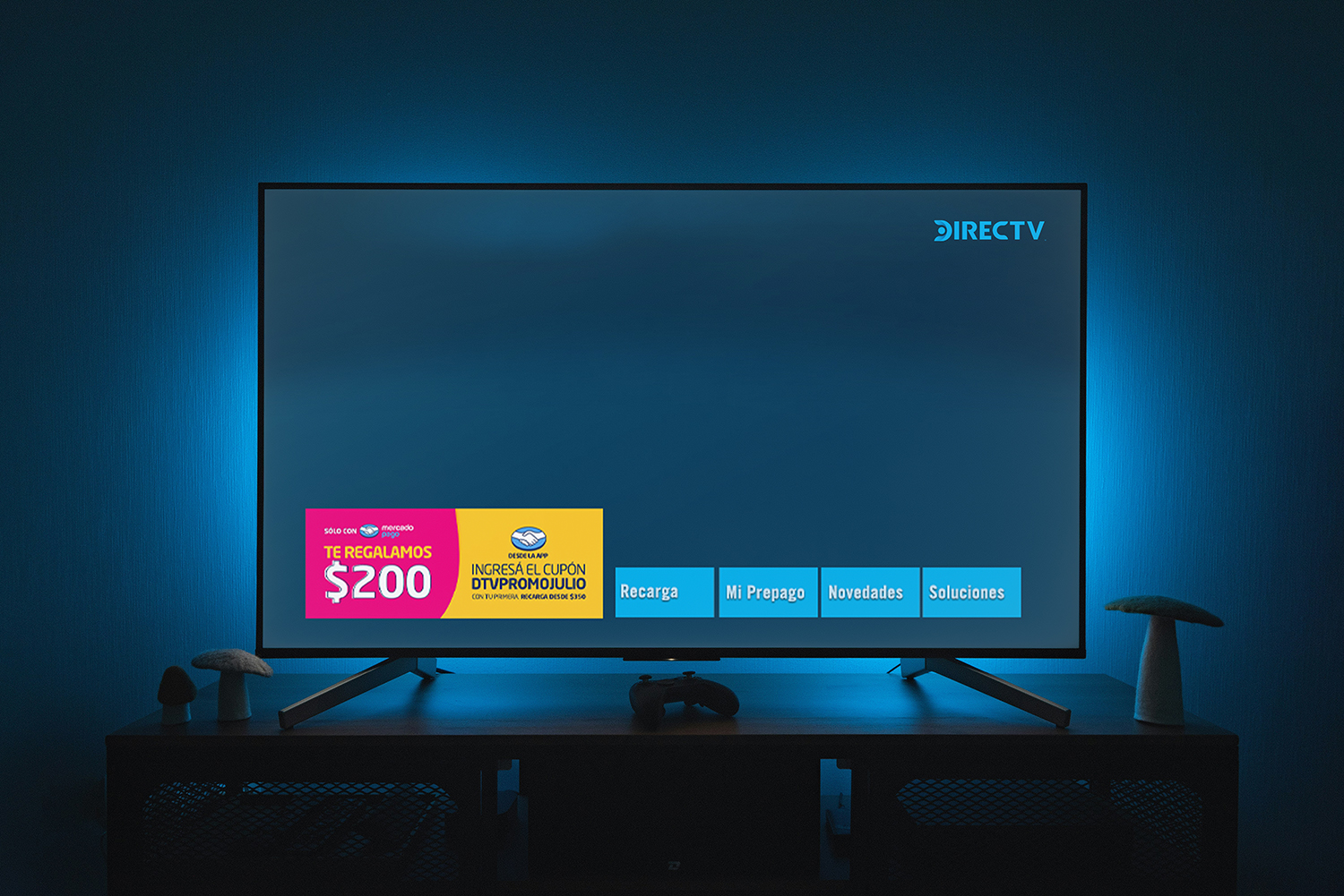 DirecTV set-top box interface